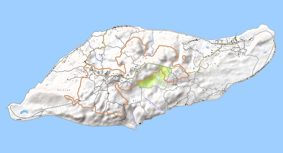 Description: Raijua topography
