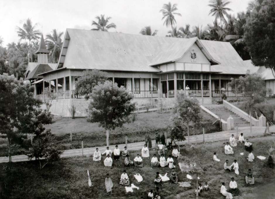 Description: Residence of the Bishop at Ndona, around 1930