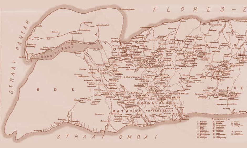 Description: Map of western Alor 1914