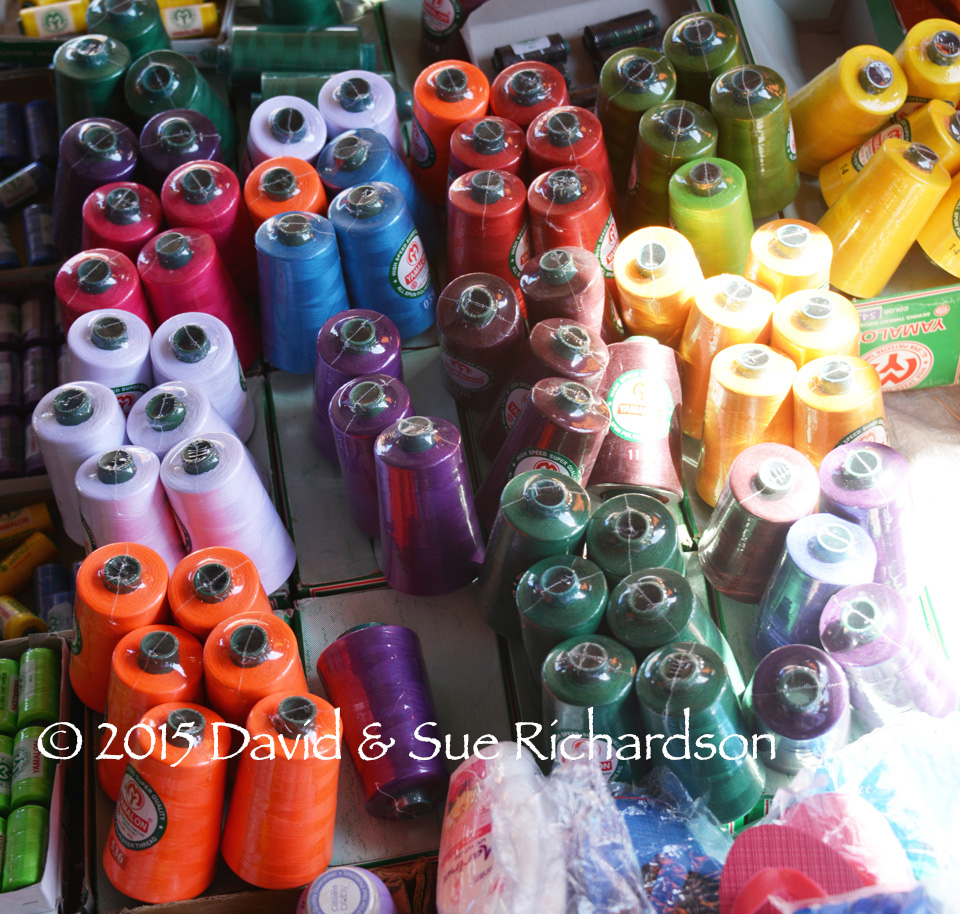 Description: Pre-dyed polyester yarn