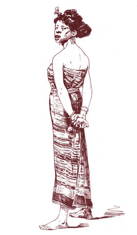 Description: Woman on Kisar Jacobsen 1896