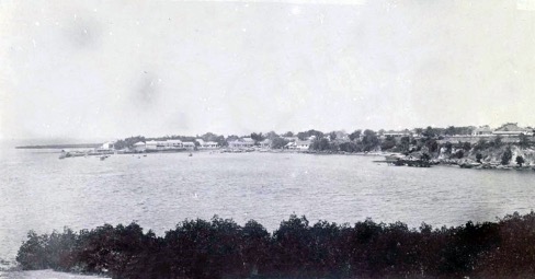 Description: Waingapu harbour in 1920