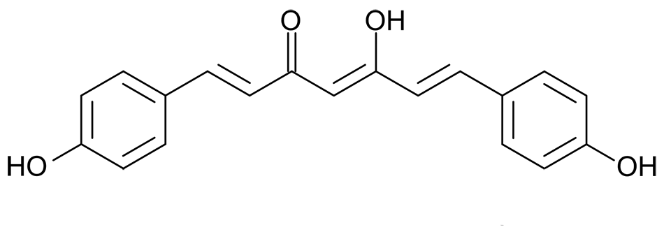 Description: Bis-demethoxycurcumin structure