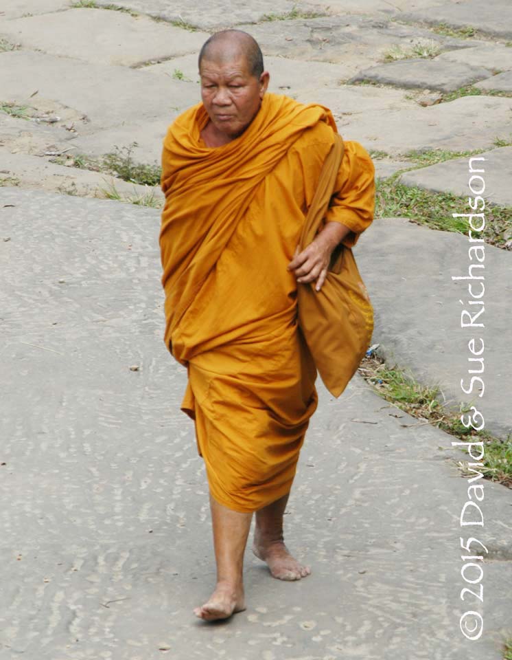Description: Buddhist monk Cambodia