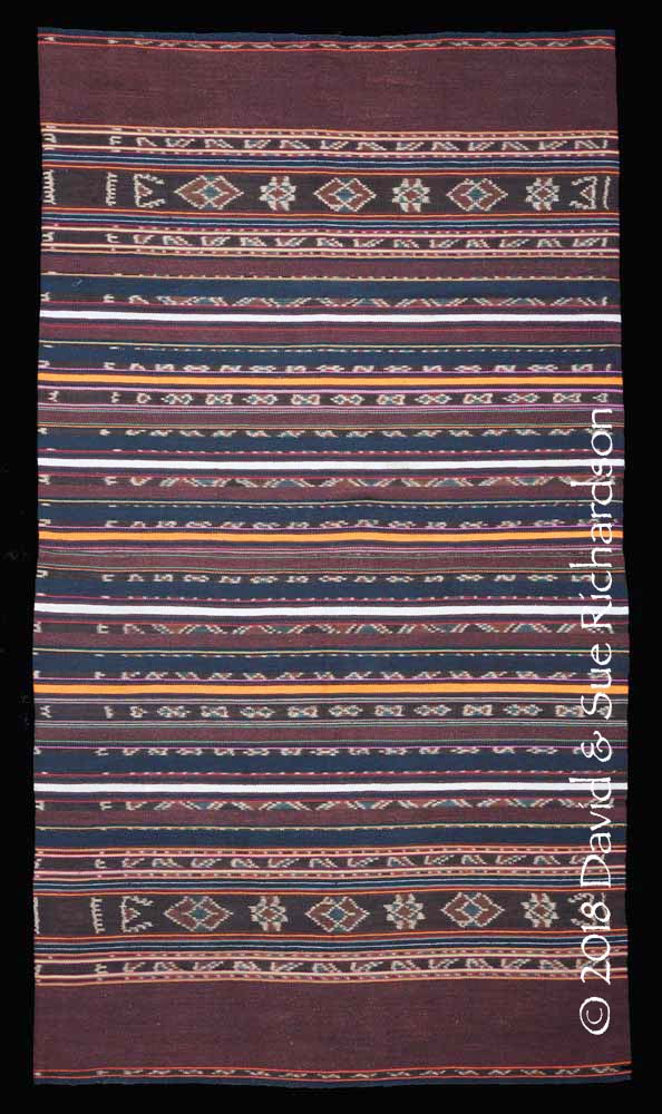 Description: A 'kafate bélang' woven on Buaya