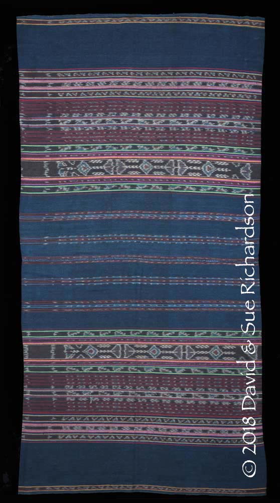 Description: A 'kafate bul ihing launjia' woven in 1993/4