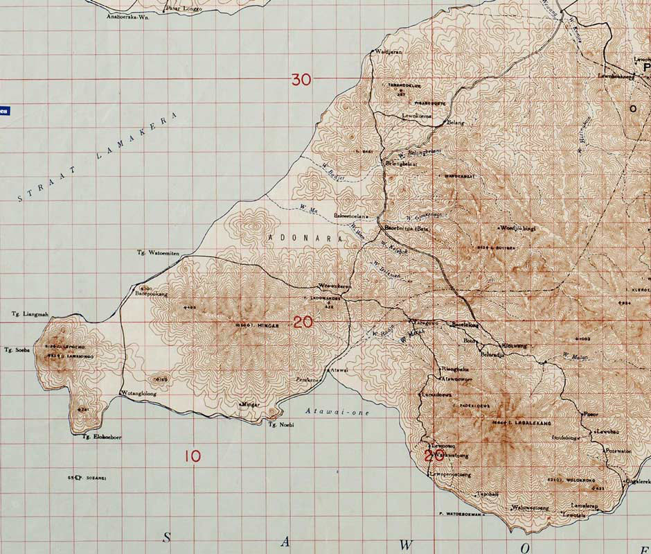 Description: Mingar on a Dutch map of 1931