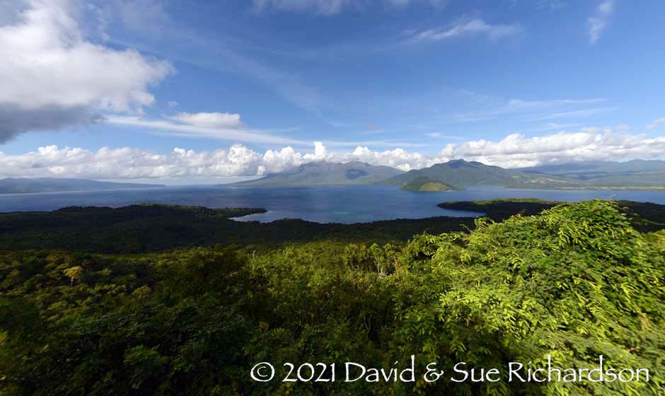 Description: The view south across the Flores and Lewotobi Straits
