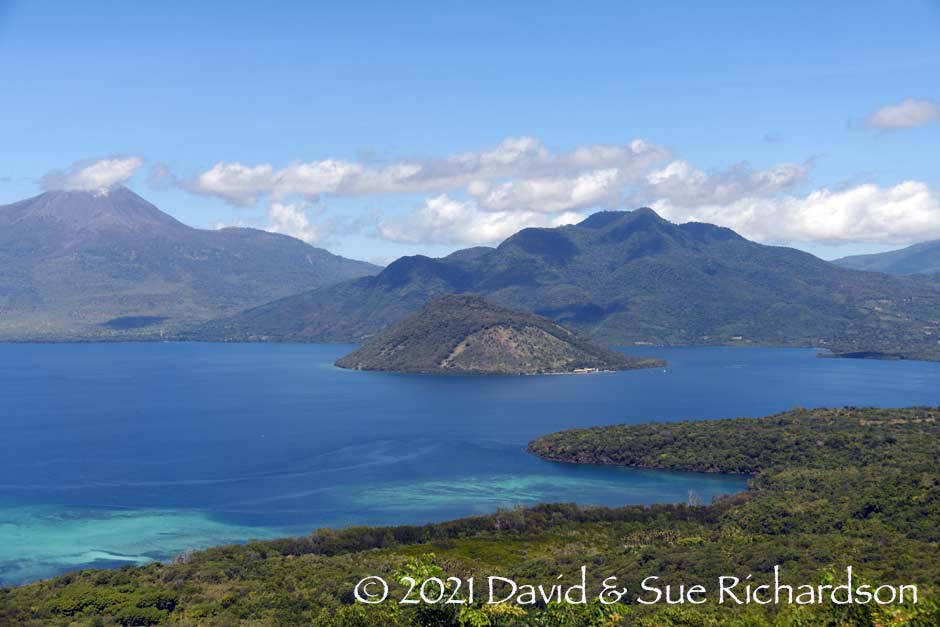 Description: View towards Konga Island and the south coast of Titihena
