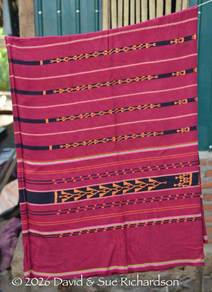 Description: A simple synthetically dyed sarong
