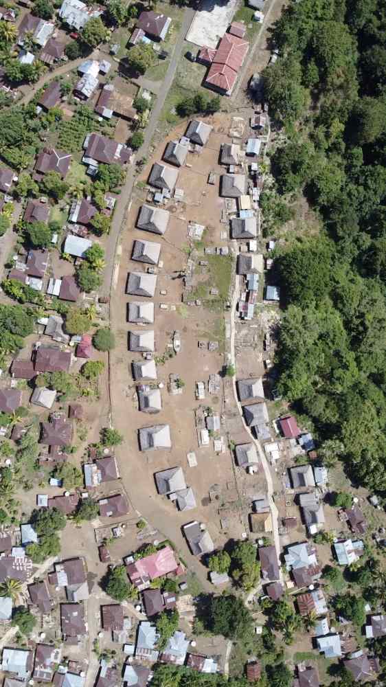 Description: The newly rebuilt traditional village in 2022