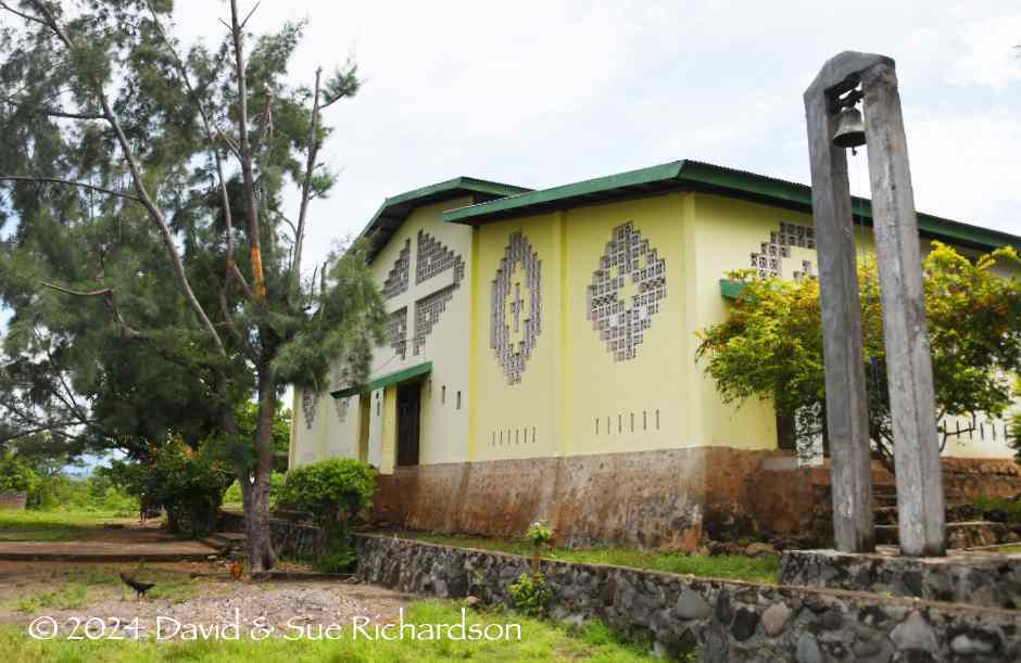 Description: The Catholic church in Riang Baring