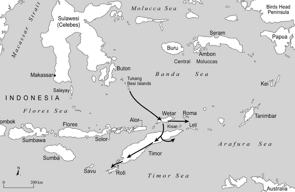 Description: Migration of Timorese Languages