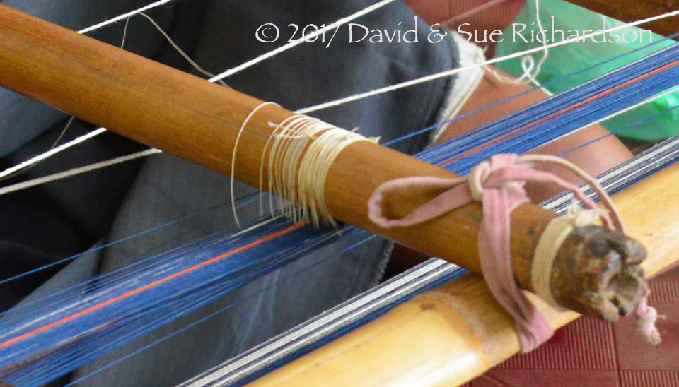 Description: The beginning of the nylon heddle